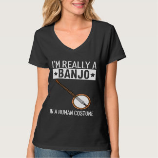 T-shirt Je Suis Un Banjo Dans Un Costume Humain Musique Ha