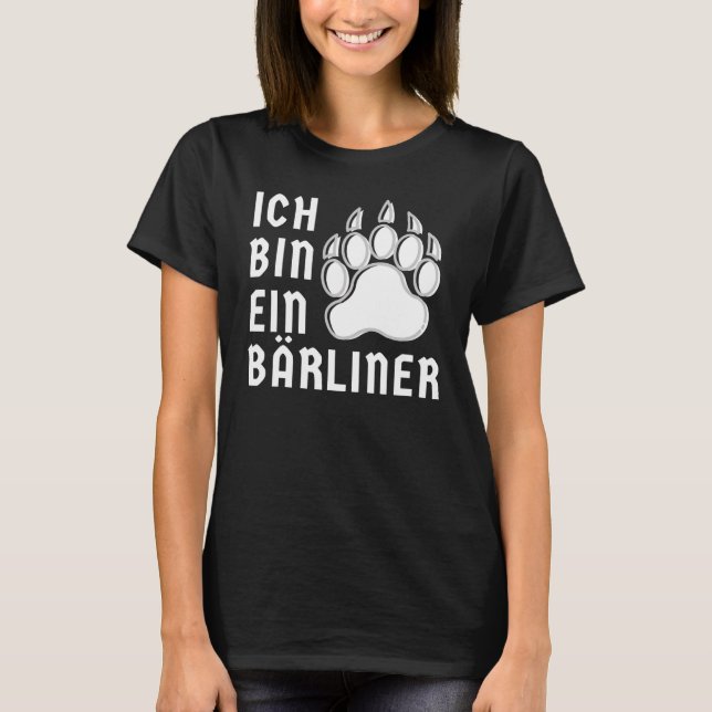 T-shirt Je suis un Bärliner Berlin Berliner (Devant)