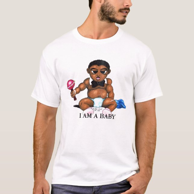 T-SHIRT JE SUIS UN BÉBÉ (Devant)