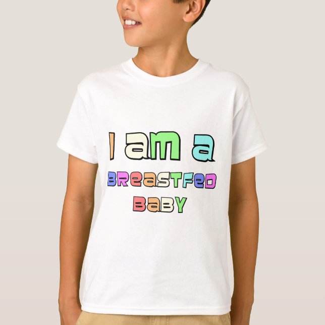 T-shirt Je Suis Un Bébé Au Sein Du Sein (Devant)