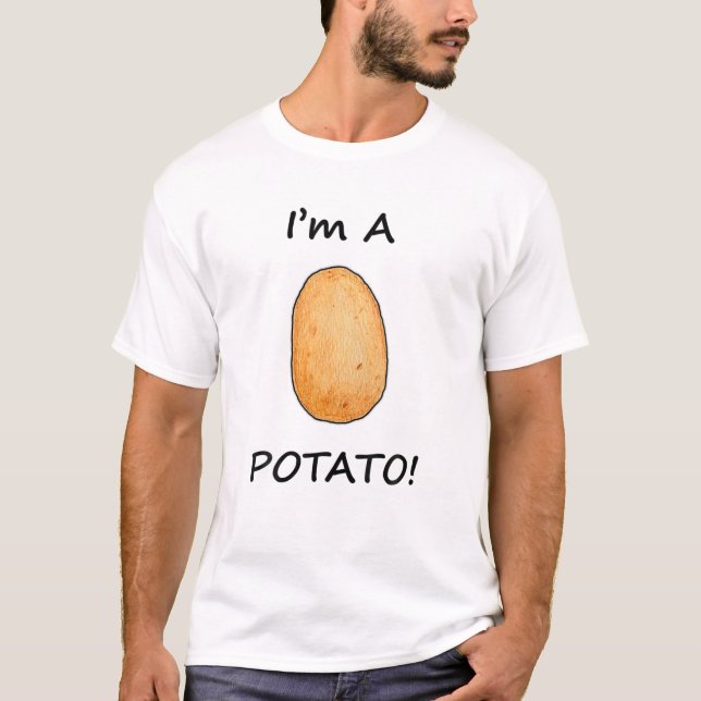 T-shirt Je suis Un cadeau amusant de pomme de terre pour l (Devant)