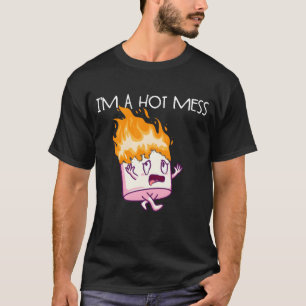T-shirt Je suis un cadeau de marshmallow de S'Mores de cam