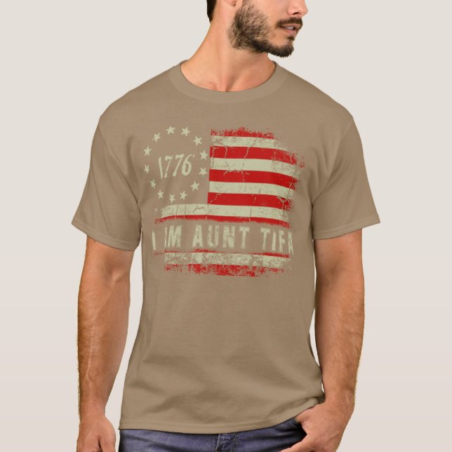 T-shirt Je suis un cadeau d'impression Auntifa (Devant)