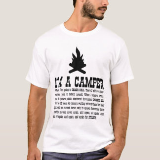 T-shirt Je suis UN CAMPEUR