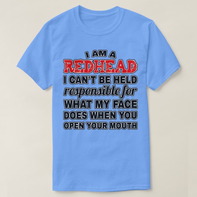 T-shirt Je Suis Un Canx27t À Tête Redondante Responsable (Design devant)