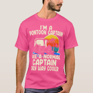 T-shirt JE SUIS Un capitaine de ponton comme un capitaine