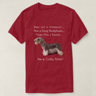 T-shirt Je suis un Cesky Terrier