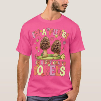 T-shirt Je Suis Un Champignons Avec Des Morelles Contestab