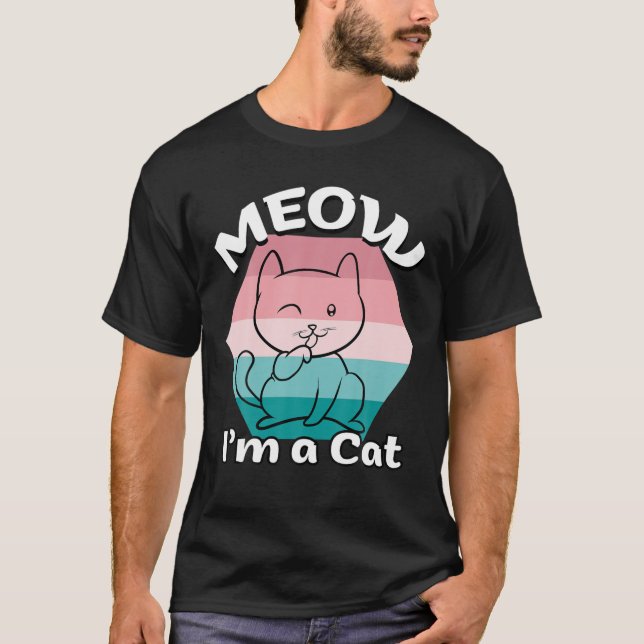 T-shirt Je Suis Un Chat (Devant)