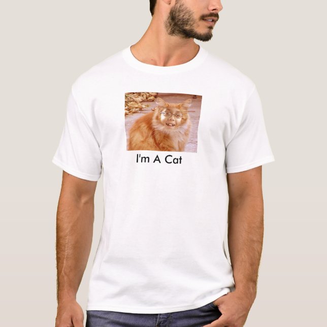 T-shirt Je suis un chat (Devant)