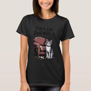 T-shirt Je Suis Un Chat Faites Avec Ça Canapé Pour Chat Ch