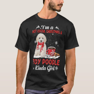 T-shirt Je suis un chocolat chaud Noël et chien Kinda Toy