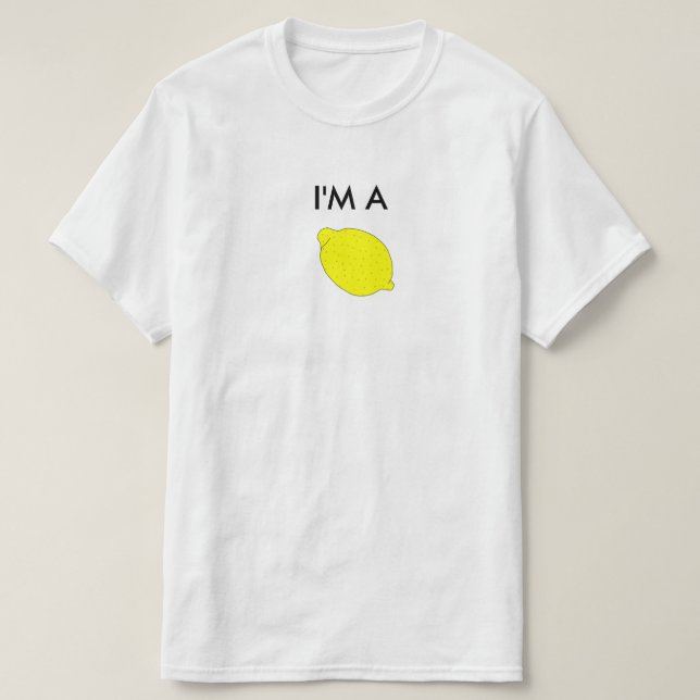 T-shirt Je suis un citron (Design devant)