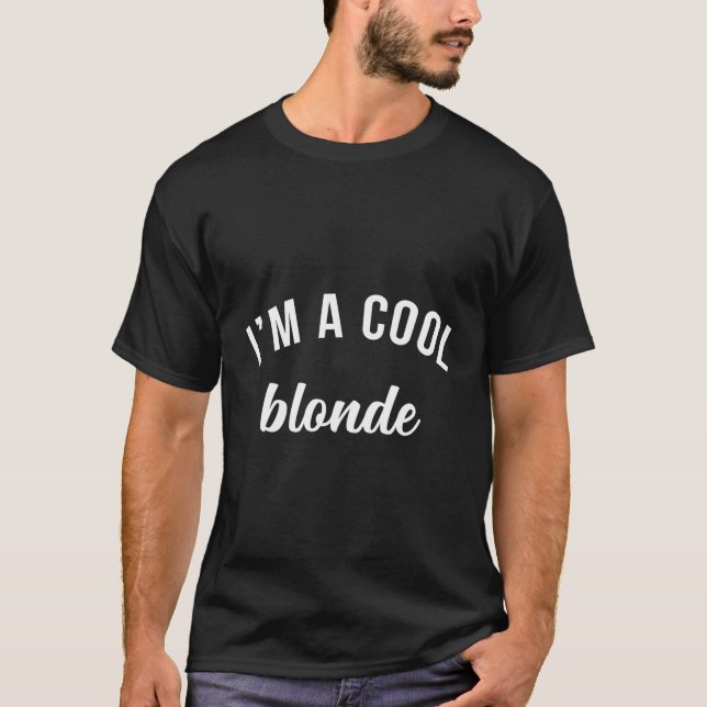 T-shirt Je Suis Un Coiffeur Blonde (Devant)