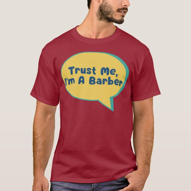 T-shirt Je suis un coiffeur, coiffeur, coiffeur (Devant)