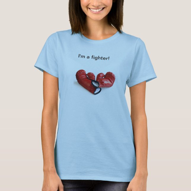 T-shirt Je suis un combattant (Devant)