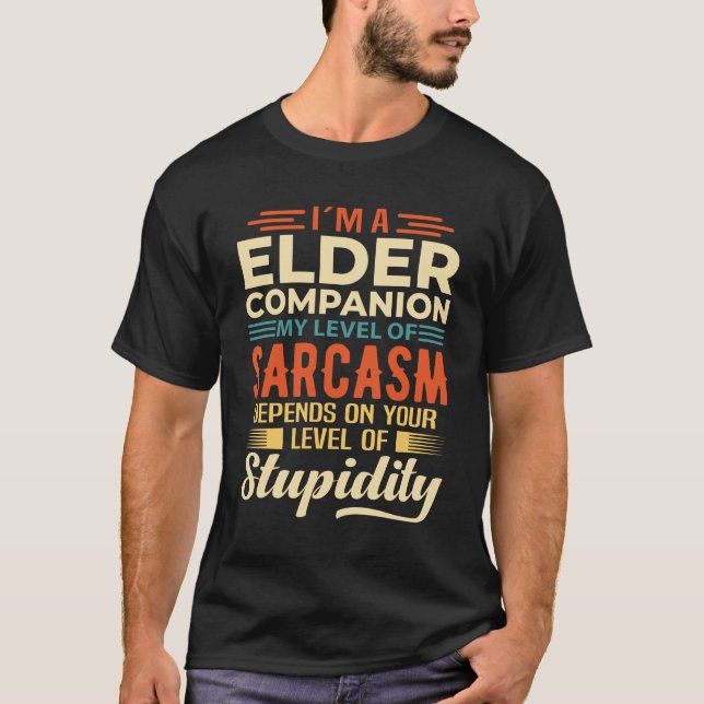 T-shirt Je suis un compagnon aîné (Devant)
