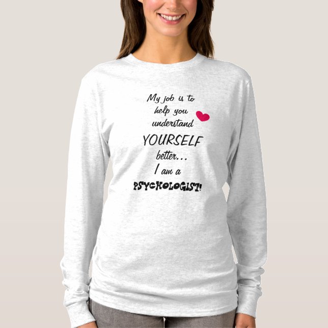 T-shirt Je suis un Cool PSYCHOLOGUE (Devant)