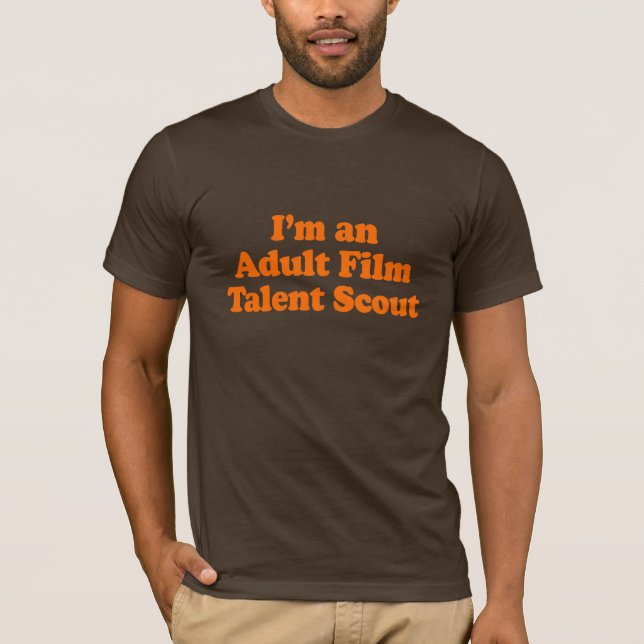 T-shirt Je suis un costume adulte de scout de talent de (Devant)