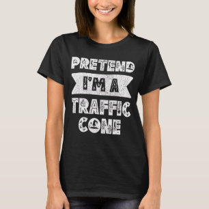T-shirt Je suis un costume de cône de la circulation Orang