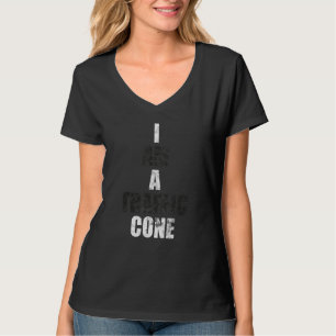 T-shirt Je suis un costume d'Halloween de cône de signalis