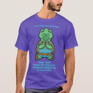 T-shirt Je Suis Un Coureur Lent En Course