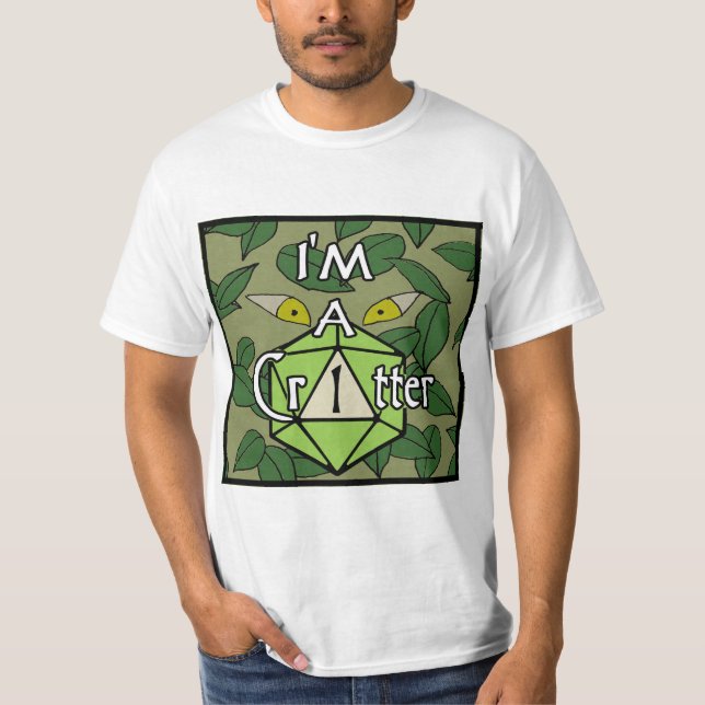 T-shirt Je suis un critère (Devant)