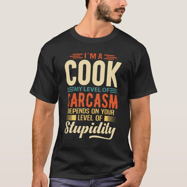 T-shirt Je suis un cuisinier (Devant)