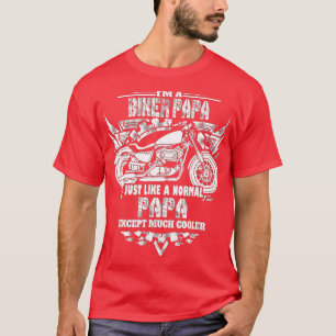 T-shirt Je suis un cycliste papa - Motorcycle Rider