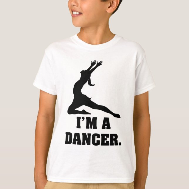 T-shirt Je suis un danseur (Devant)