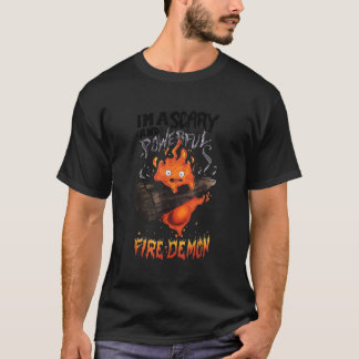 T-shirt Je suis un démon de feu effrayant et puissant