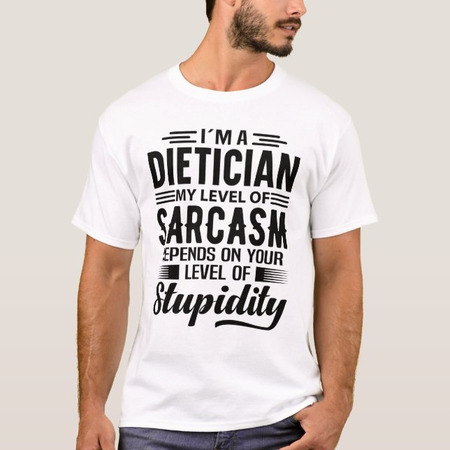 T-shirt Je suis un diététicien (Devant)