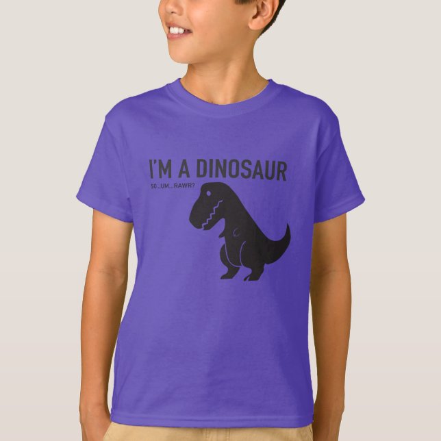 T-shirt Je suis un dinosaure (Devant)