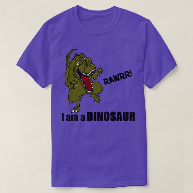 T-shirt Je suis un dinosaure (Design devant)