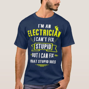 T-shirt Je Suis Un Électricien Travailleur Électrique Noël