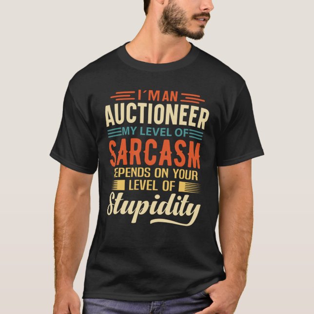 T-shirt Je suis un enchérisseur (Devant)