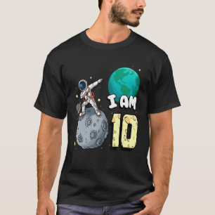 T-shirt Je suis un enfant astronaute de l'espace qui march