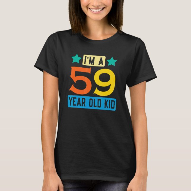 T-shirt Je suis un enfant de 59 ans 59e anniversaire Fête  (Devant)