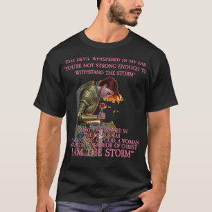 T-shirt Je Suis Un Enfant De Dieu Une Femme De Foi Mignonn