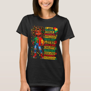 T-shirt Je suis un enfant noir femme noire magique africai