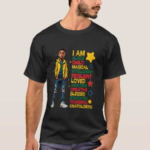 T-shirt Je suis un enfant noir Mois de l'histoire afro-amé