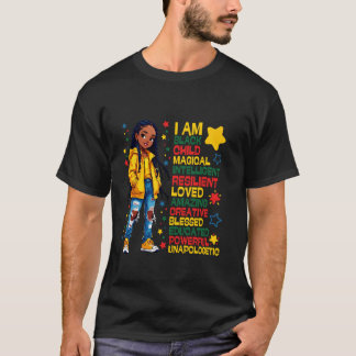 T-shirt Je suis un enfant noir Mois de l'histoire des Afro