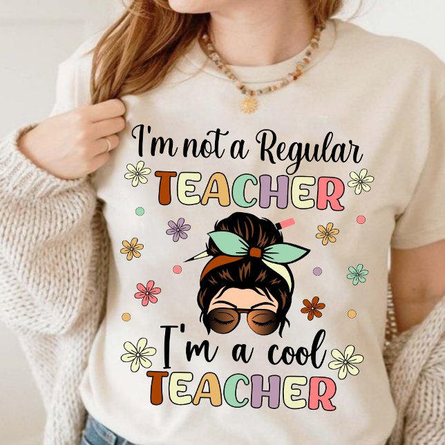 T-shirt Je suis un enseignant Cool, drôle Appréciation de  (I'm A Cool Teacher, funny Teacher Appreciation shirt, Funny Teacher shirt, personalized teacher)