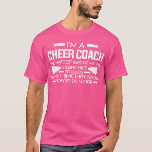 T-SHIRT JE SUIS UN ENTRAÎNEUR DE CHEER CHEERLEADING