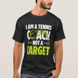 T-shirt Je Suis Un Entraîneur De Tennis Pas Un Joueur Cibl