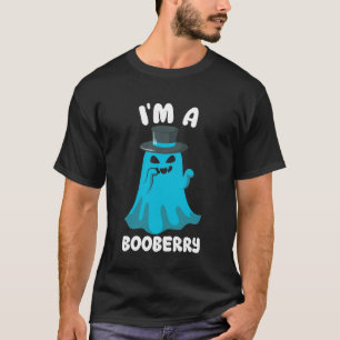 T-shirt Je suis un fantôme bleu drôle Booberry Halloween e