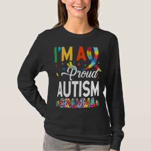 T-shirt Je suis un fier Autisme Gramma Matching Autism Lau