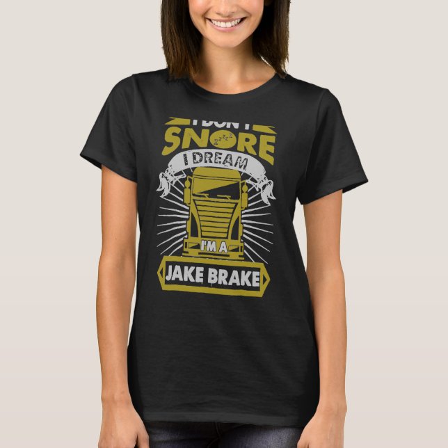 T-shirt Je suis un frein à gâteau (Devant)