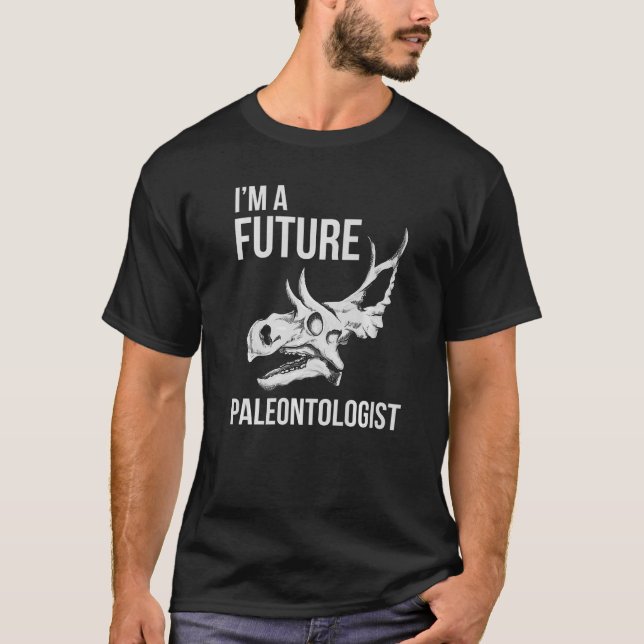 T-shirt Je suis un futur paléontologue Dinosaur Fossil Ent (Devant)