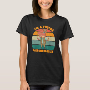 T-shirt Je suis un futur paléontologue Rétro Paléontologie